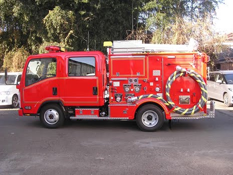 消防ポンプ自動車CD－Ⅰ型（水槽付）